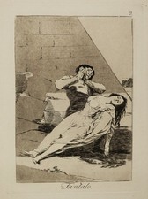 Francisco GOYA - Tantalo! c.1799. Gravure originale. LOS CAPRICHOS. 2nde édit.