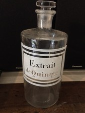 flacon ancien de pharmacie