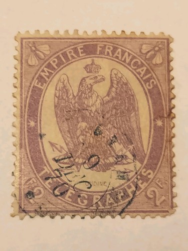 Timbre france télégraphe - télégraphe, 2