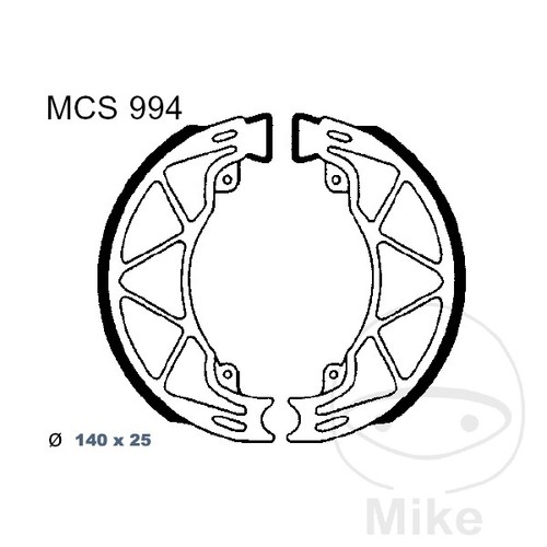 Trw spring brake shoes altn - trw,