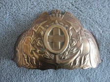 Plaque de casque du Bataillon de Marins-Pompiers de Marseille