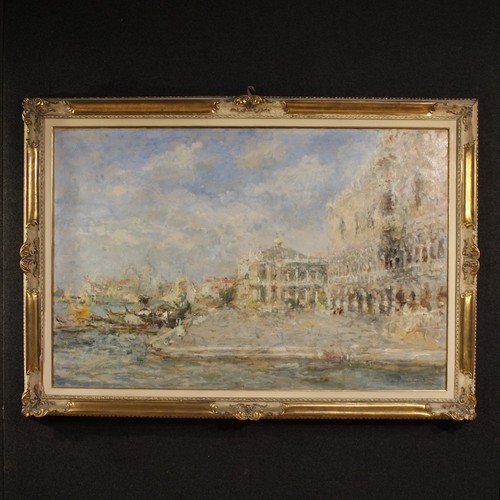 Vue venise tableau signé - de,