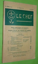 CHEF #113 1934 SCOUT SCOUTISME