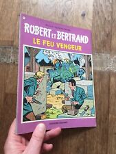ALBUM BD VANDERSTEEN ROBERT ET BERTRAND 27 le feu vengeur   erasme eo 1980