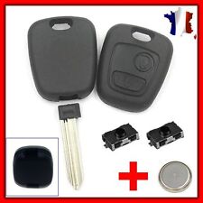 Coque Plip Clé Pour Peugeot Partner Expert 406 SANS VIS +2 Switchs +Lame+PIle