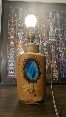 Ancienne lampe céramique - lampe,