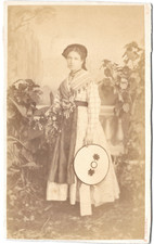 Photo CDV Jeune nicoise en