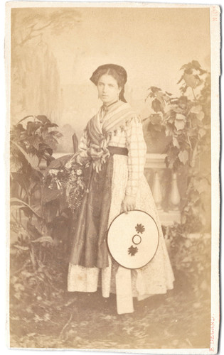 Photo cdv jeune - jeune, nicoise