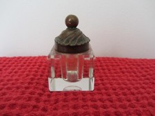 Encrier Art nouveau cristal et