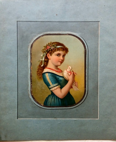 Chromolithographie jeune - -,