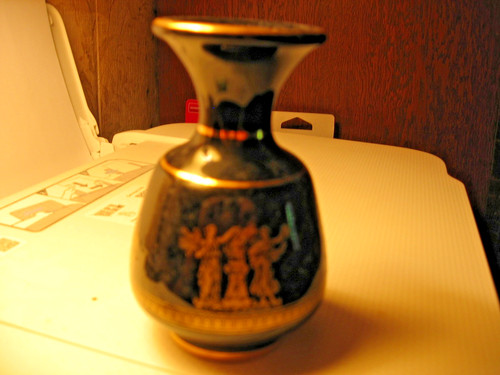 Poterie porcelaine scène
