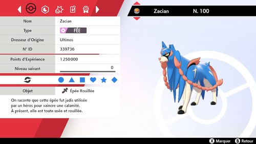 Pokemon zacian 6iv - zacian,