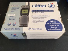 RARE COFFRET TELEPHONE GSM PORTABLE VINTAGE NEC DV 4000 Pliable Flip