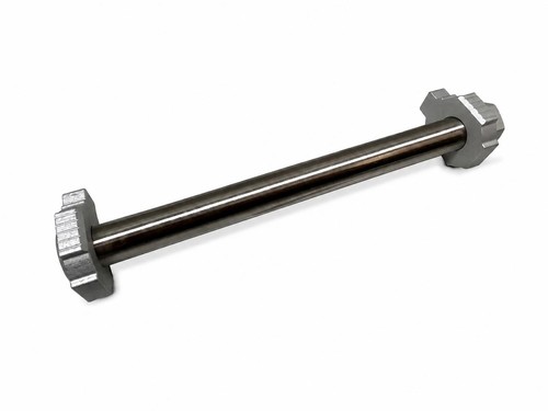 Axe roue arrière argent - arrière,