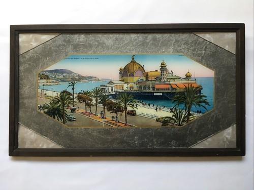 Tableau fixé sous verre vue - tableau,