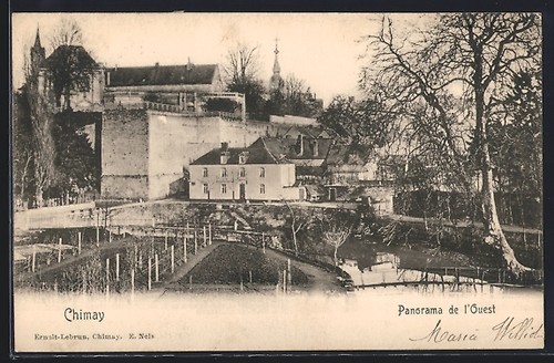 Cpa chimay vue générale de - cpa, chimay,
