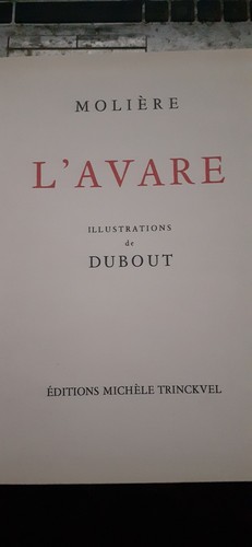 Avare tartuffe moliere - l'avare,