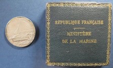 Médaille Argent Ministère de la Marine Sport Nautique Oran 1904 Algerie, Marey