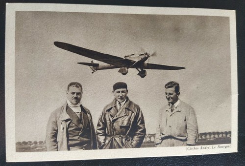 Cpa carte postale avion - cpa,