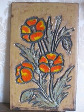 Applique murale en terre cuite