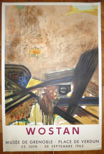 Wostan affiche lithographie