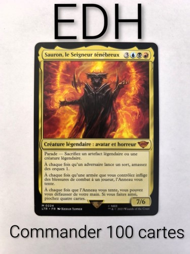 Mtg commander deck - commander, sauron