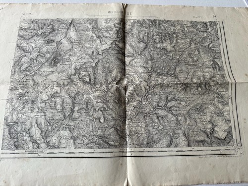 Carte état major type - d’état-major,
