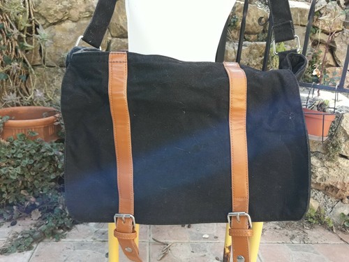 Sac toile noir - toile, facon
