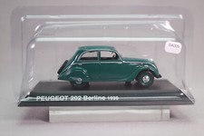 DA005 NOREV Hachette voiture 1/43 Peugeot 202 berline 1938 Françaises 107 verte