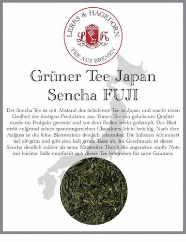 Thé vert japonais sencha fuji - japonais,