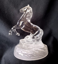 Cheval en cristal d'Arques presse papier figurine