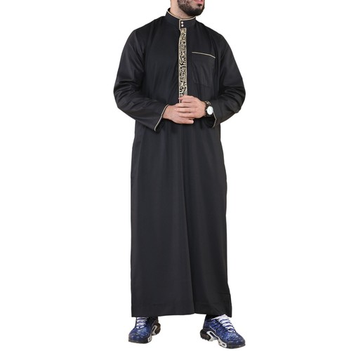 Jubbah émirati noir pour - Émirati,