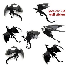 Lot stickers muraux 3d - de,