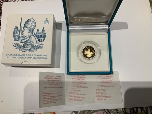 Pièce euro vatican - 2, 2019