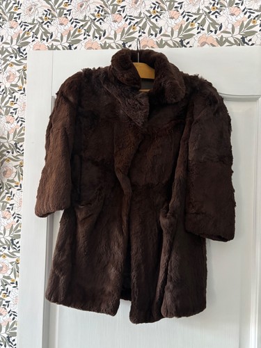 Manteau vintage fourrure - vintage,