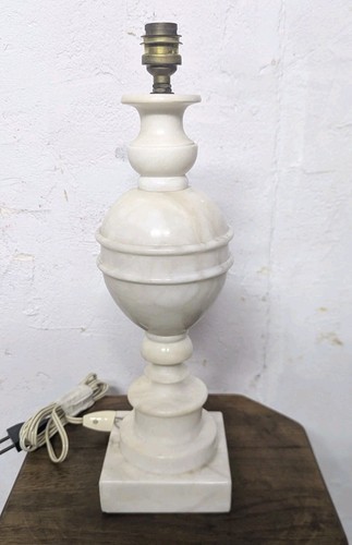 Lampe albatre vintage 70 - lampe,