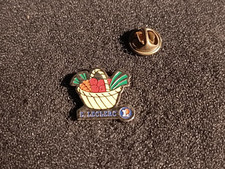 Pin's Logo E Leclerc Panier Légume Magasin Commerce Alimentaire -  L21