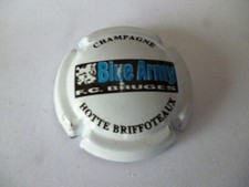 capsule de champagne, Thierry HOTTE, Blue Army, blanc, N°1, à saisir