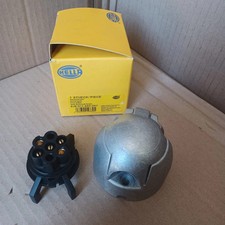 Prise remorque femelle 5 broches 12v en aluminium