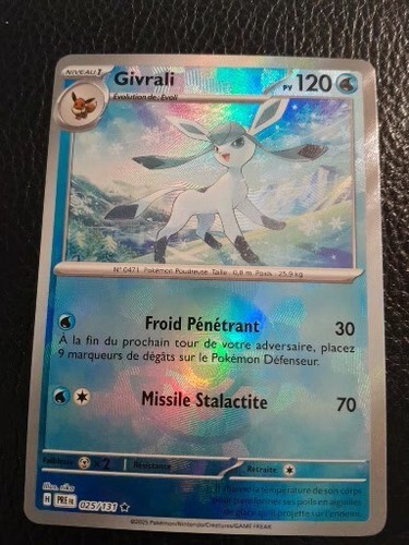 Carte pokémon givrali - pokémon,