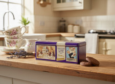 Boîte en Métal Vintage Cadbury's Biscuits - Édition de Collection Décorative