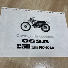 Ossa moto 250 super pionneer catalogue liste pièce détachée
