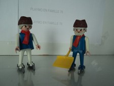 PLAYMOBIL vintage sports d'hiver grands parents patins à glace set 3467 de 1984