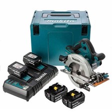 Scie circulaire 36 V (2x18V) LXT Ø190 mm - MAKITA - avec 4 batteries 18v 5.0Ah -