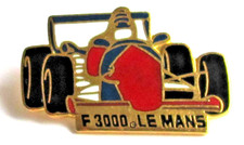 Pin's VOITURE AUTOMOBILE F3000 LE MANS ROUGE & BLEU Signé: EMC Vintage #5/17