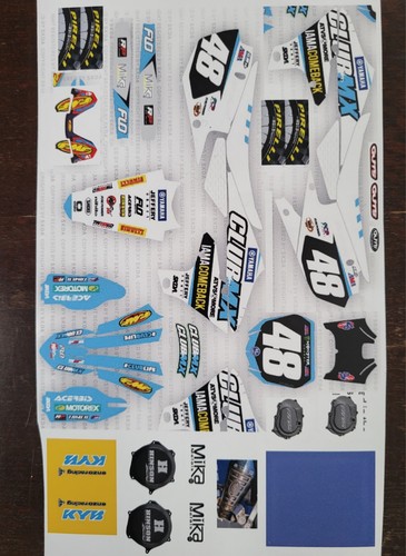 Kit déco motocross miniature - déco,