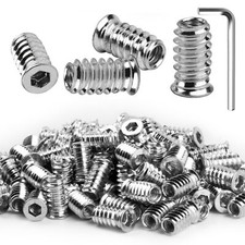 100 Pièces Insert Fileté