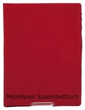 Drap-housse drap-housse housse de couette en microfibre jersey 100 x 200 rouge 