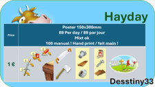 Hayday - ITEMS 1€ -
