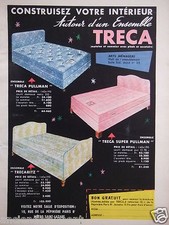 PUBLICITÉ 1956 TRÉCA MATELAS